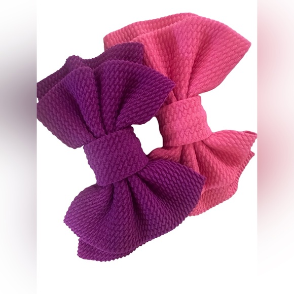 🔥BUNDLE 5/$18Baby Girl Multi Color bows 14 Set - Picture 6 of 8